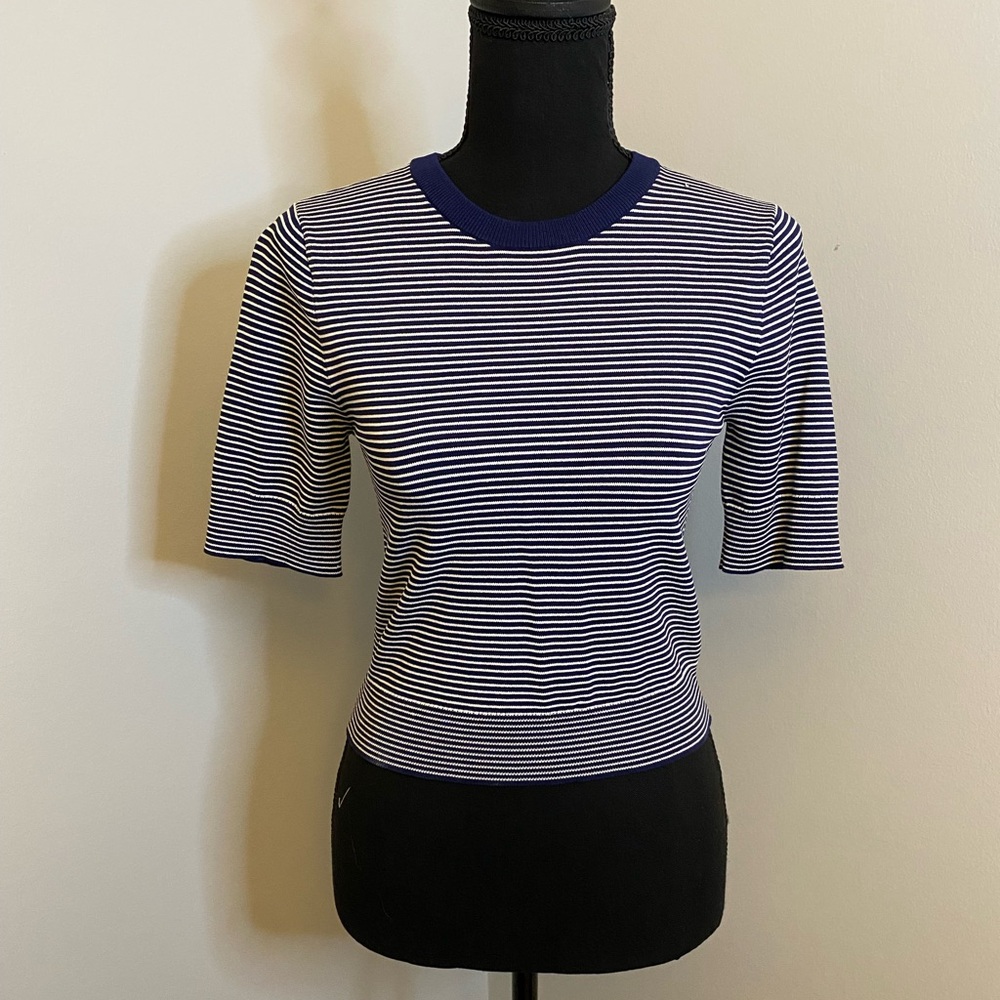 Michael Kors - Striped Navy and White Women's Top